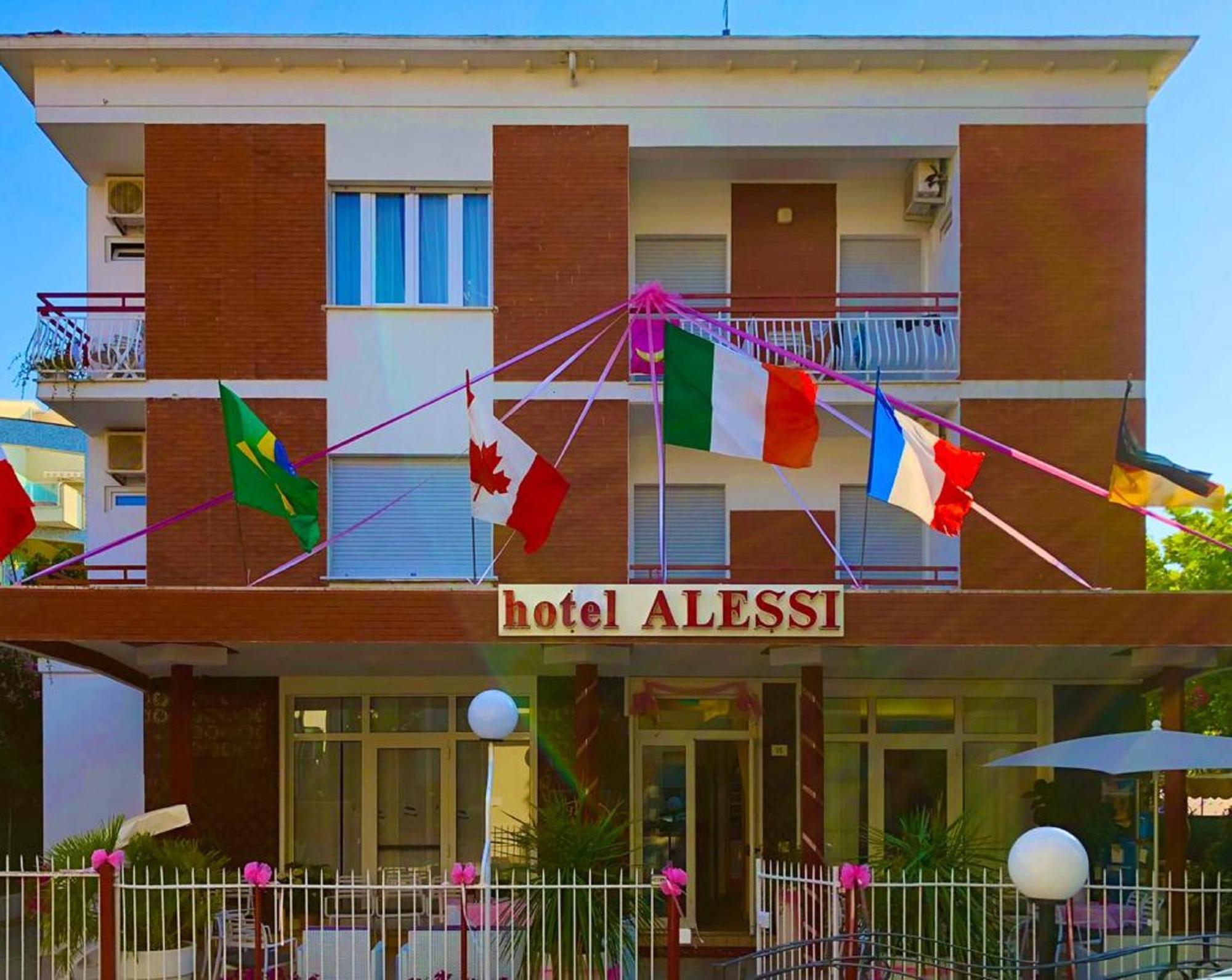 Hotel Alessi** ريميني المظهر الخارجي الصورة