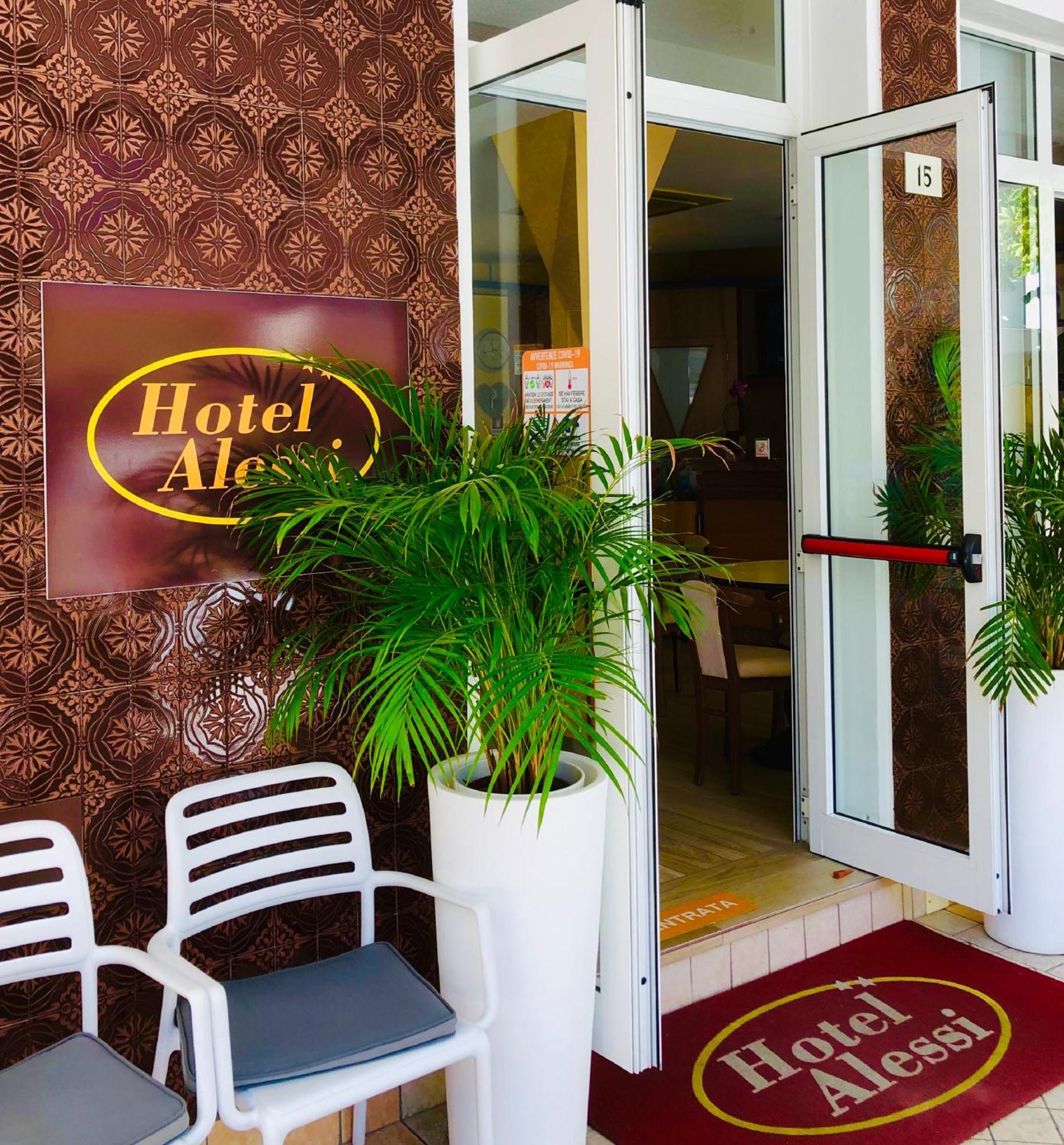 Hotel Alessi** ريميني المظهر الخارجي الصورة